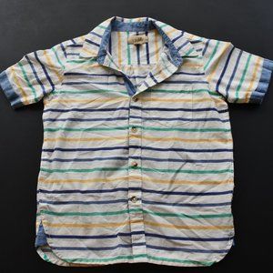 Peek Button down short sleeve top